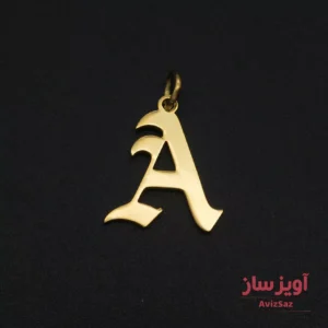 گردنبند حرف انگلیسی A کد 102181