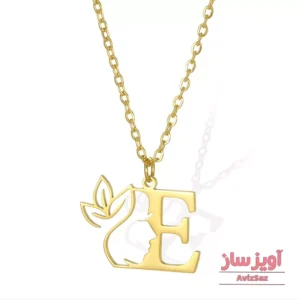 گردنبند حرف انگلیسی E کد 102229