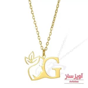 گردنبند حرف انگلیسی G کد 102243