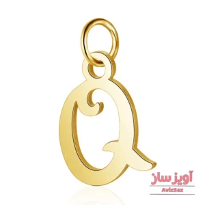 گردنبند حرف انگلیسی Q کد 102307