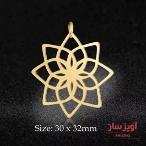 گردنبند یوگا (گل لوتوس) کد 102417