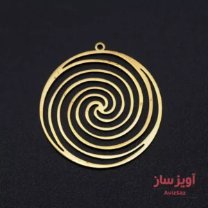 گردنبند دایره مارپیچ کد 102446