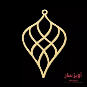 گردنبند هندسی کد 102448