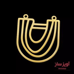 گردنبند هندسی کد 102449