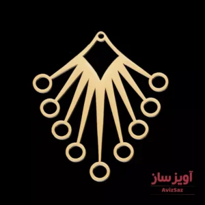 گردنبند هندسی کد 102452