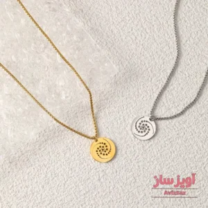 گردنبند هندسی کد 102455