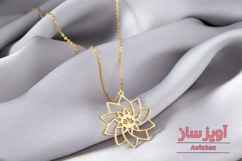 گردنبند یوگا (گل لوتوس) کد 102482