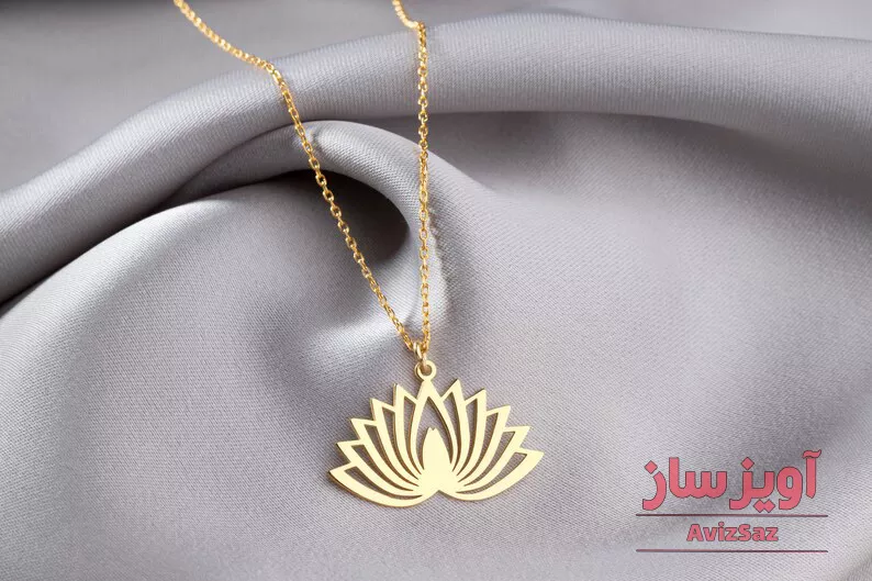 گردنبند یوگا (گل لوتوس) کد 102484