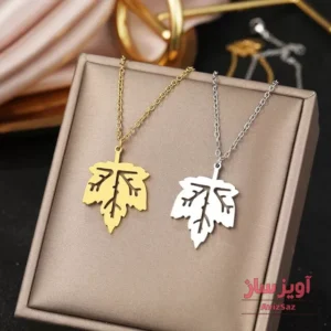 گردنبند برگ پاییزی کد 102487