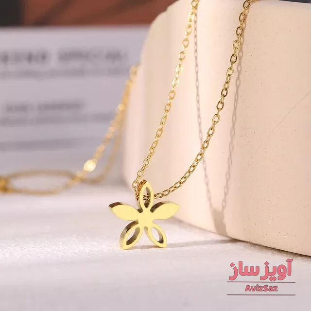 گردنبند گل پنج پر کد 102488